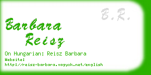 barbara reisz business card